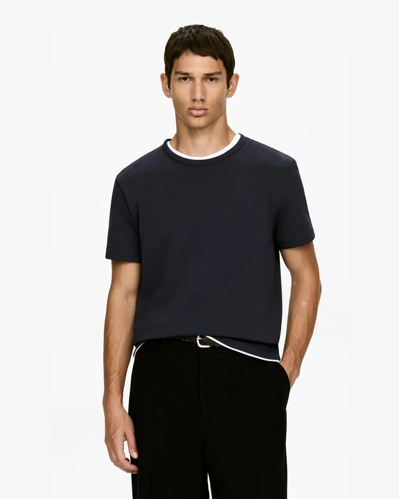 Arket Schmales T-Shirt -Blau Blau