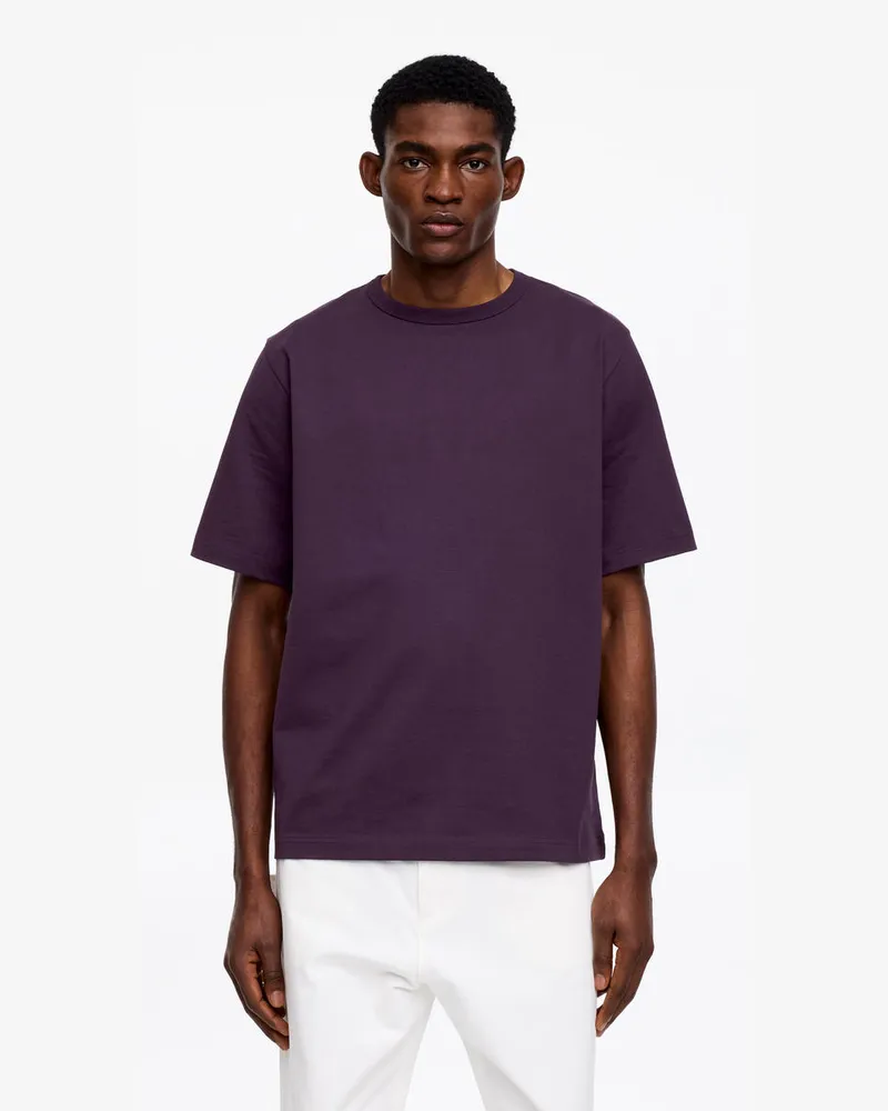 Arket Oversize-T-Shirt 270 GSM -Lila Lila