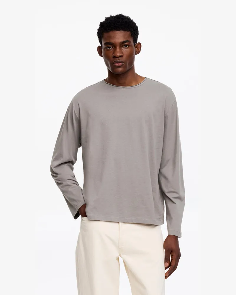Arket Langarmshirt -Grau Grau