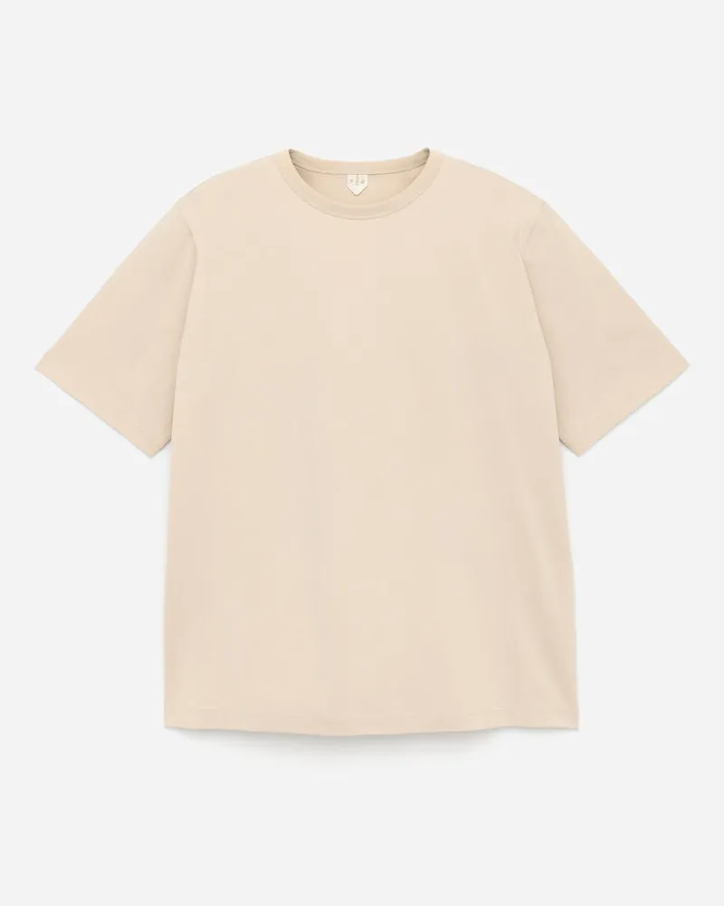 Arket Schweres T-Shirt - Beige Beige