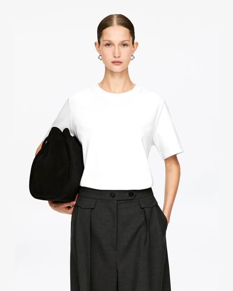 Arket PEARL Schweres T-Shirt -Weiß Weiß