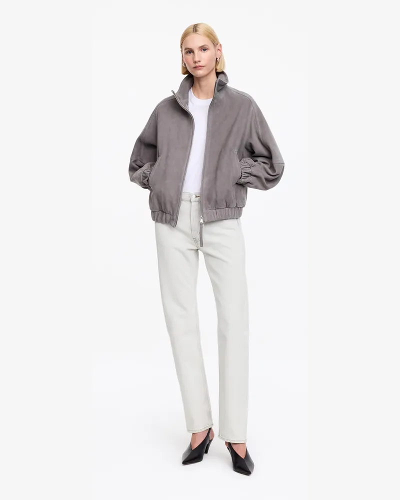 Arket SNOW Straight Jeans -Weiß Weiß