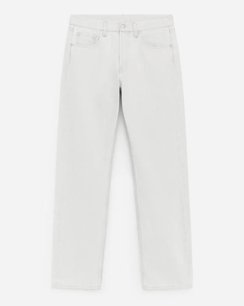 Arket SNOW Straight Jeans -Weiß Weiß