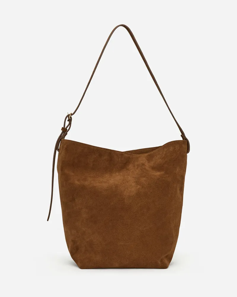 Arket Veloursledertasche - Braun Braun