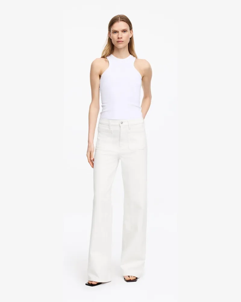 Arket LUPINE Flared Jeans -Weiß Weiß