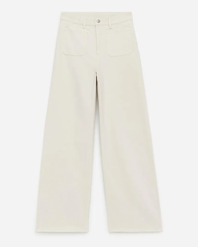 Arket LUPINE Flared Jeans -Weiß Weiß