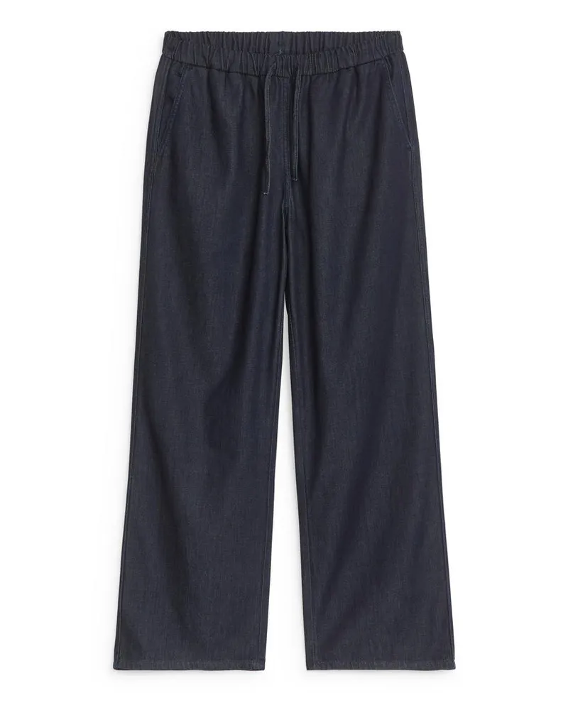 Arket Raw-Denim-Hose - Blau Dunkelblau