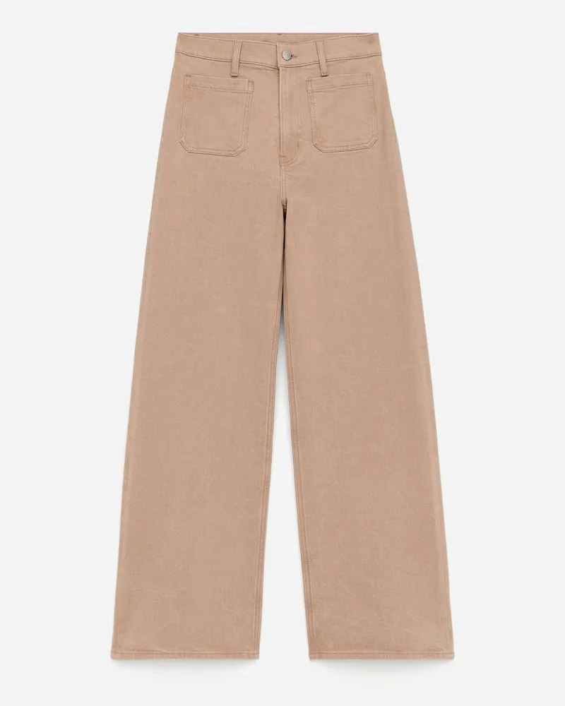 Arket LUPINE Flared Jeans -Beige Beige