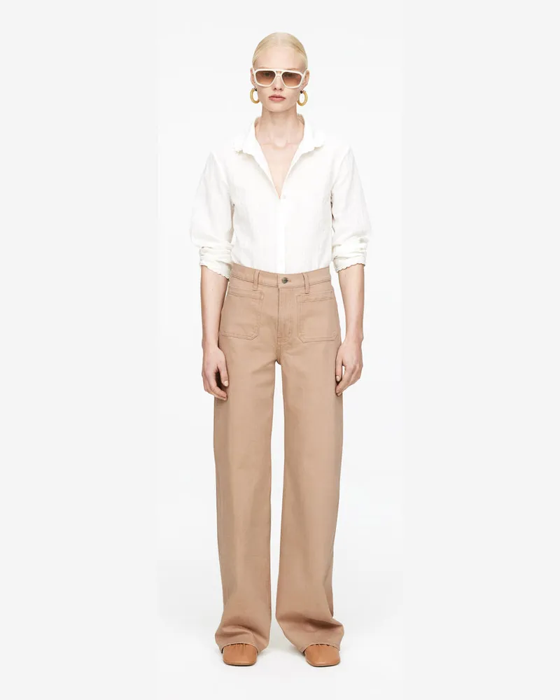 Arket LUPINE Flared Jeans -Beige Beige