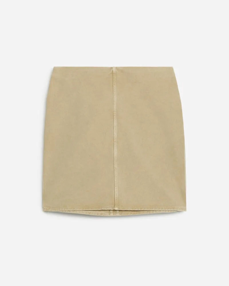 Arket Kurzer Jeansrock -Gelb Gelb