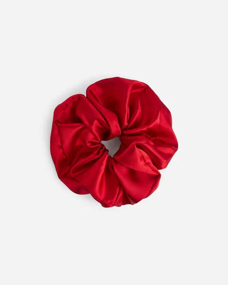 Arket Scrunchie Aus Satin - Rot Rot