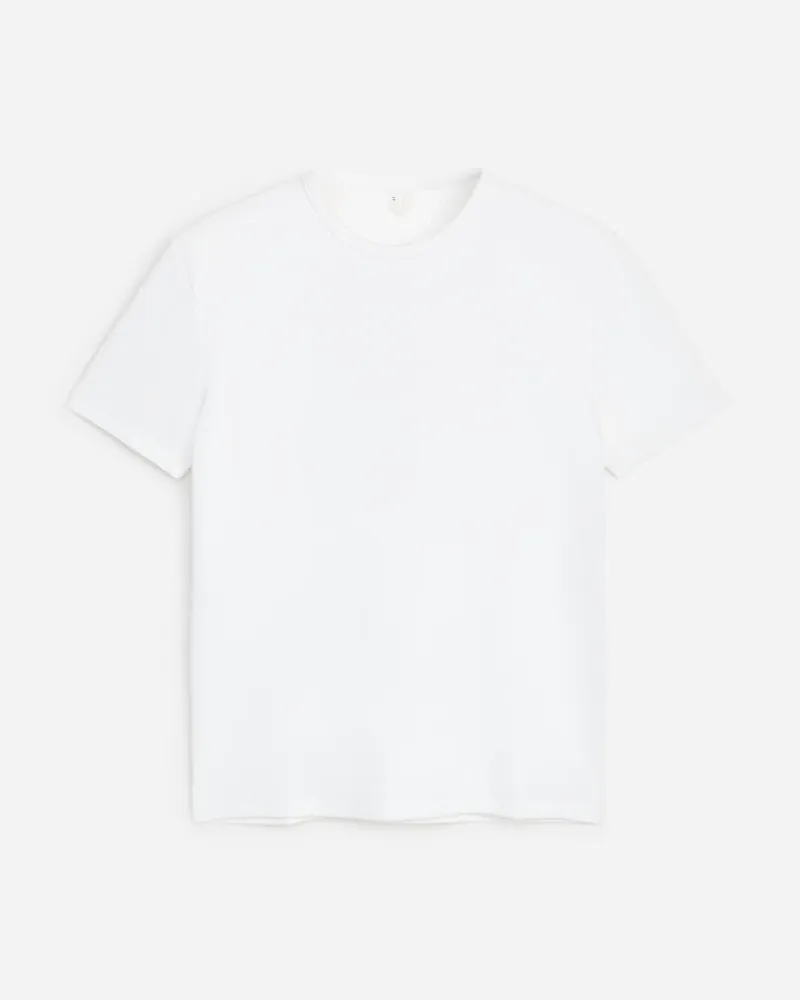 Arket Körpernahes T-Shirt -Weiß Weiß