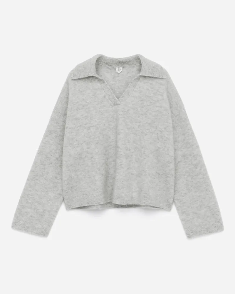 Arket Pullover Aus Alpakawolle Und Wolle -Grau Grau
