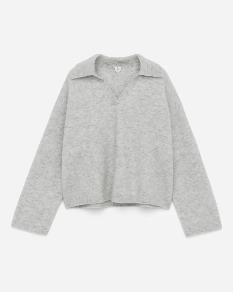 Arket Pullover Aus Alpakawolle Und Wolle -Grau Grau