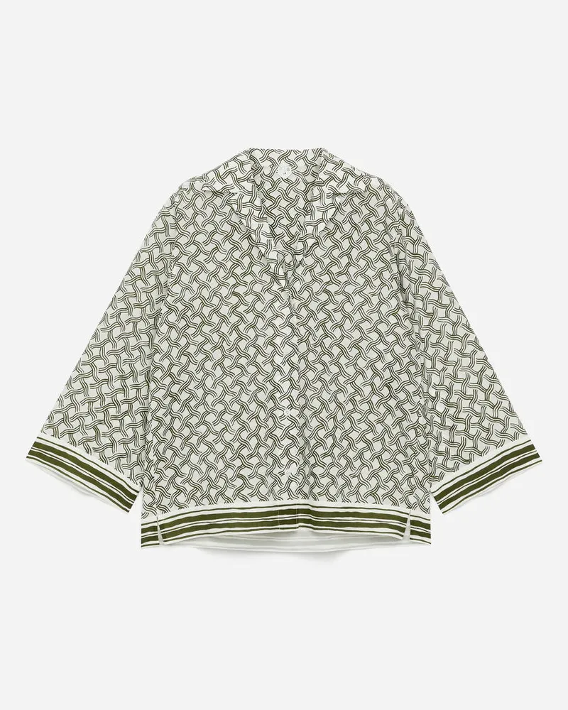 Arket Bedrucktes Hemd -Grün Grün