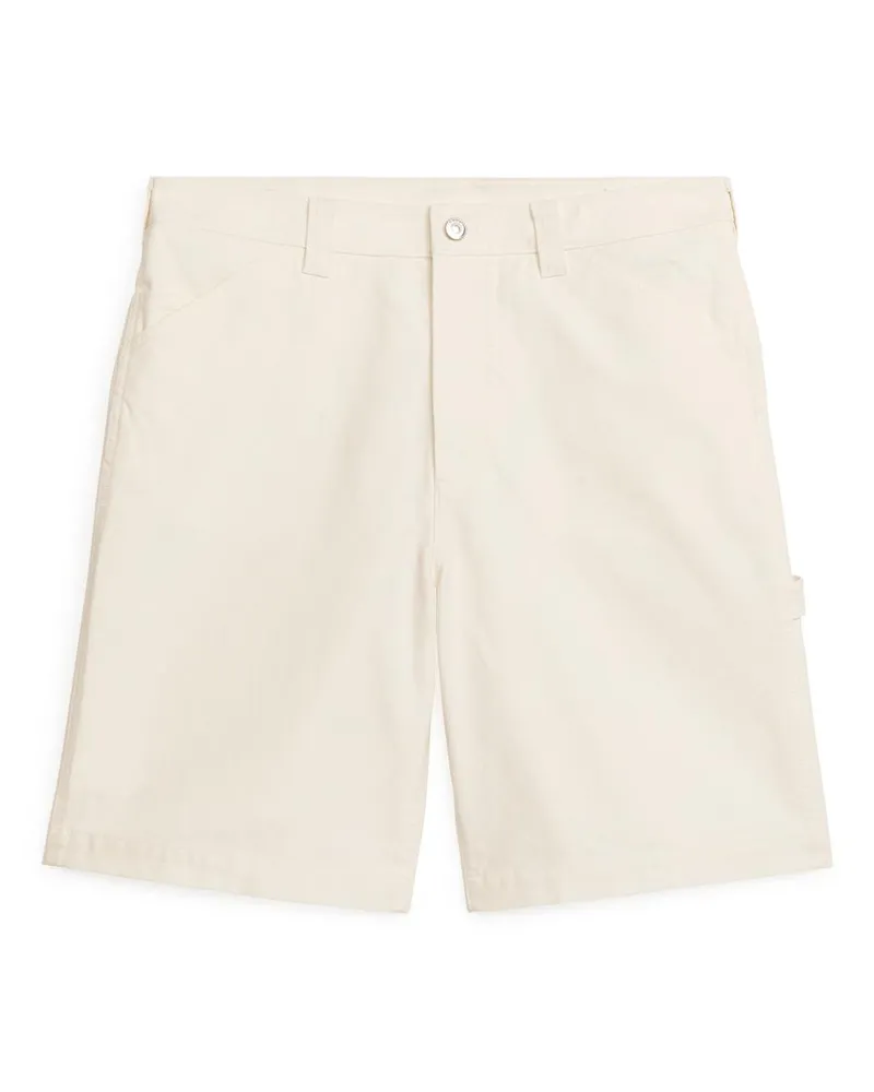 Arket Baumwollshorts -Weiß Weiß