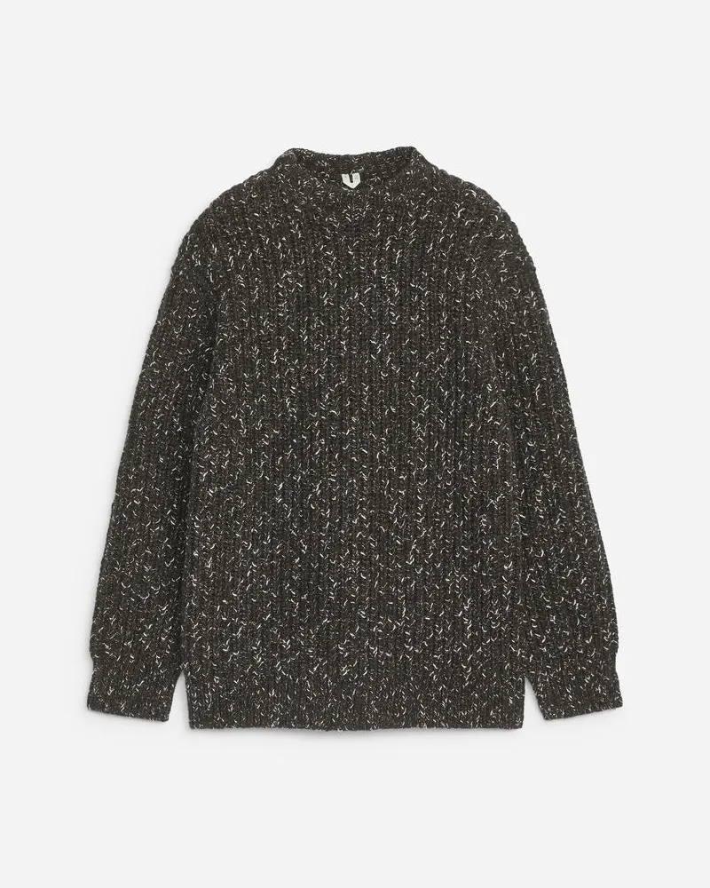 Arket Strickpullover -Schwarz Schwarz