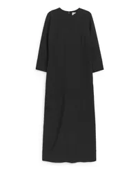 Arket Maxi-Wollkleid Schwarz