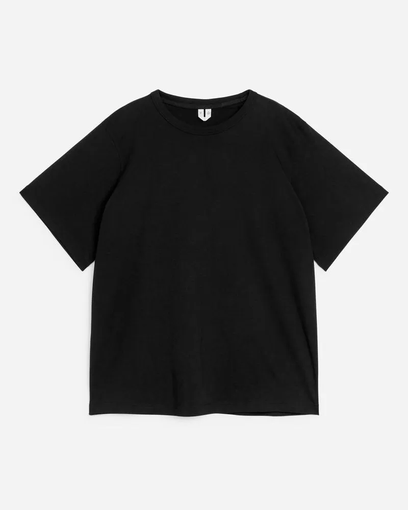 Arket Oversize-T-Shirt -Schwarz Schwarz