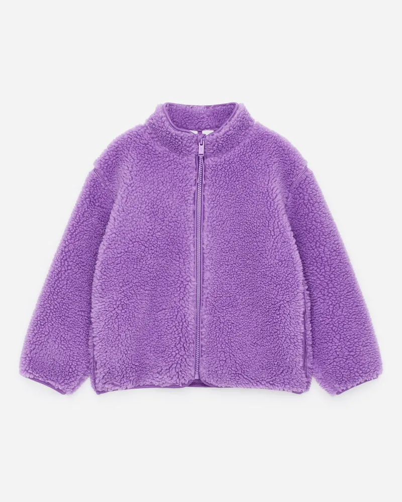 Arket Teddyjacke -Lila Lila