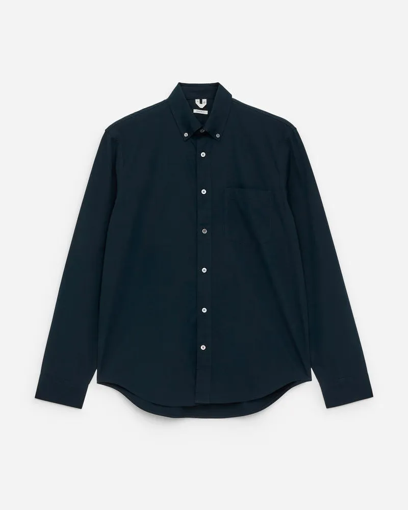 Arket Button-down-Hemd Aus Popeline -Blau Blau