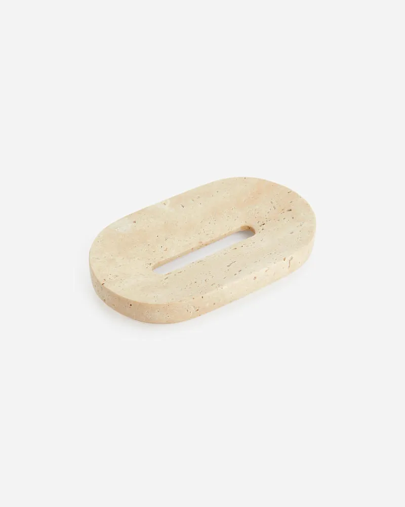 Arket Seifenschale Aus Marmor - Beige Beige