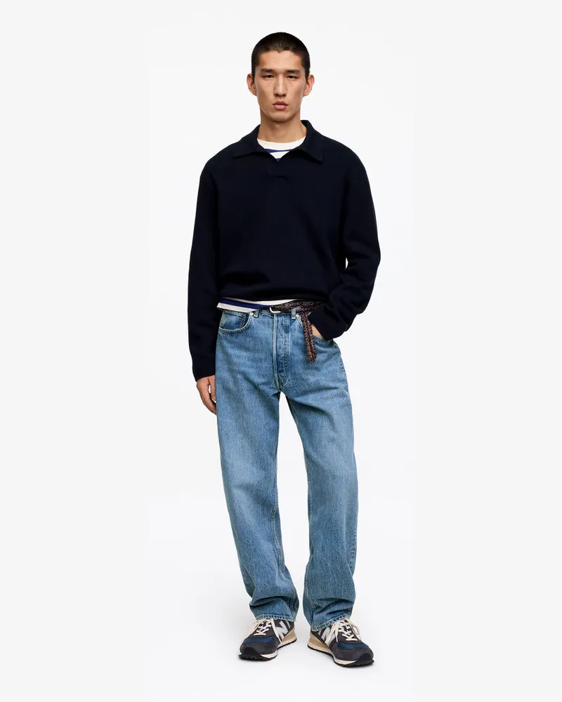 Arket CREEK Relaxed Barrel Jeans -Blau Blau