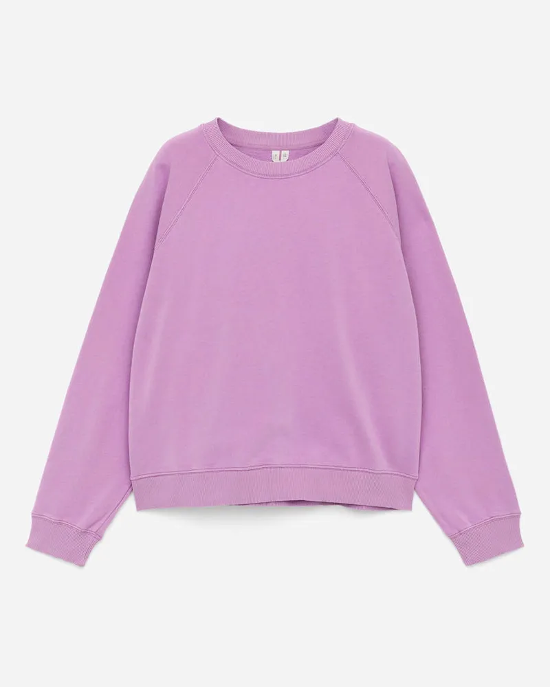 Arket Frottee-Sweatshirt -Lila Lila