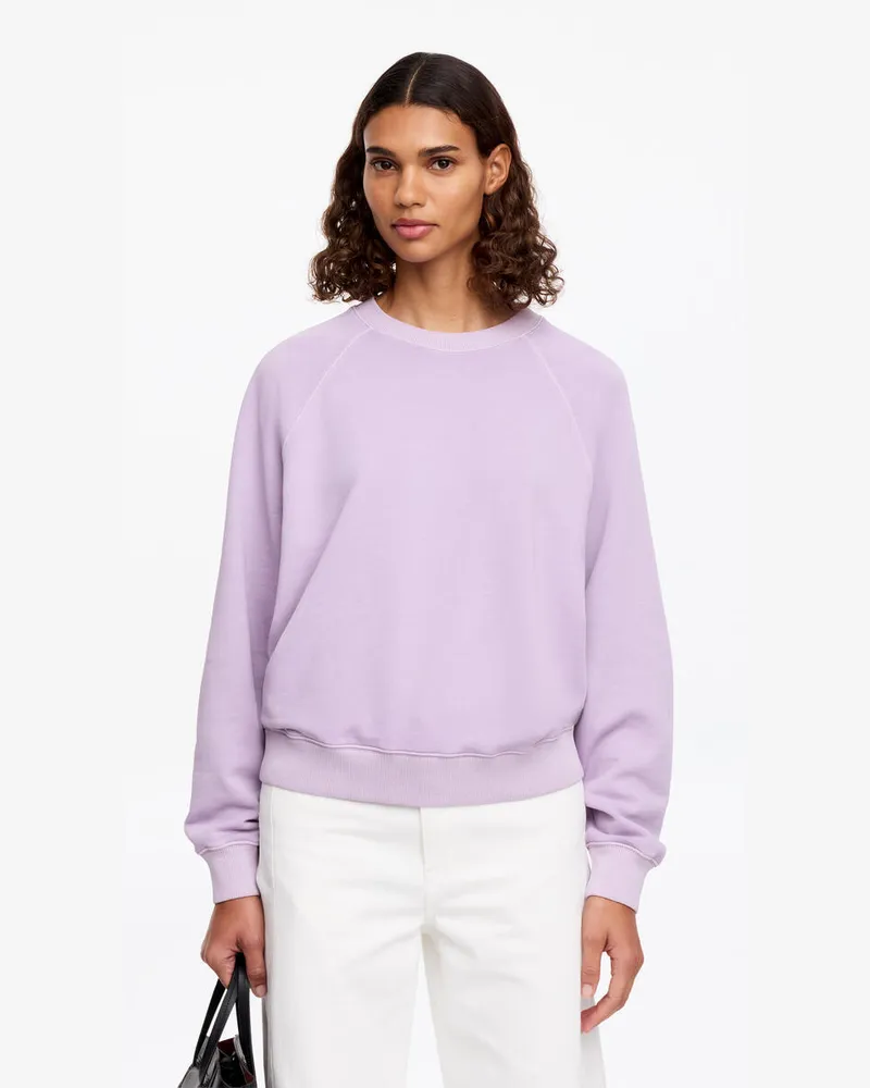 Arket Frottee-Sweatshirt -Lila Lila
