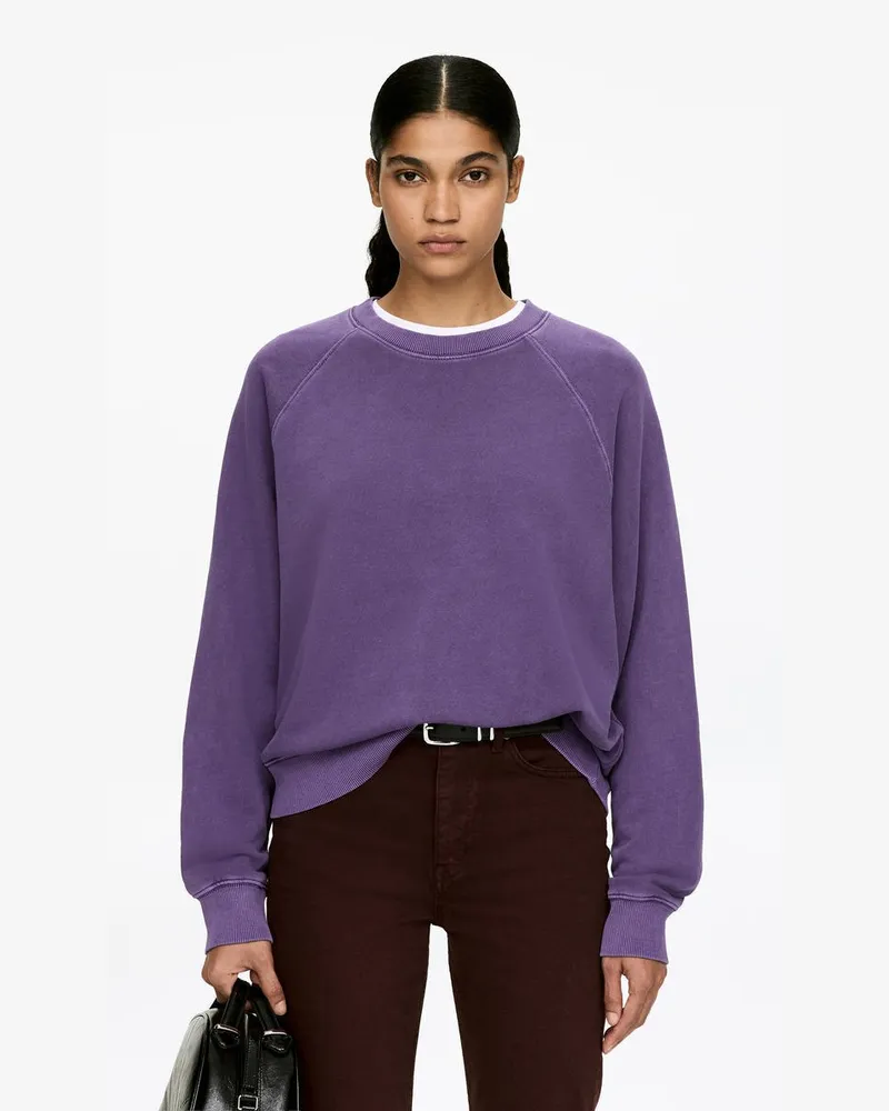 Arket Frottee-Sweatshirt -Lila Lila