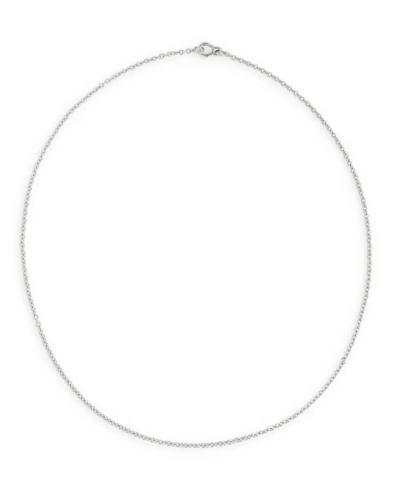 Arket Mittelbreite Halskette Aus Sterlingsilber -Silberfarben Silberfarben