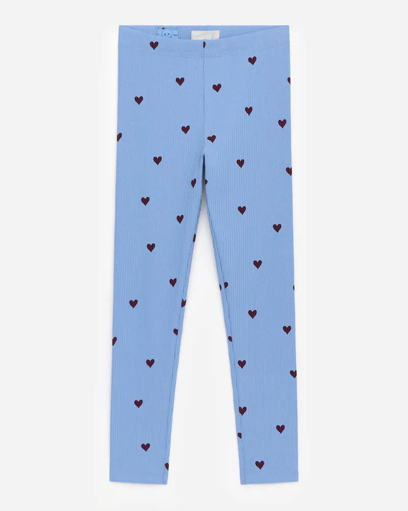 Arket Gerippte Leggings -Blau Blau