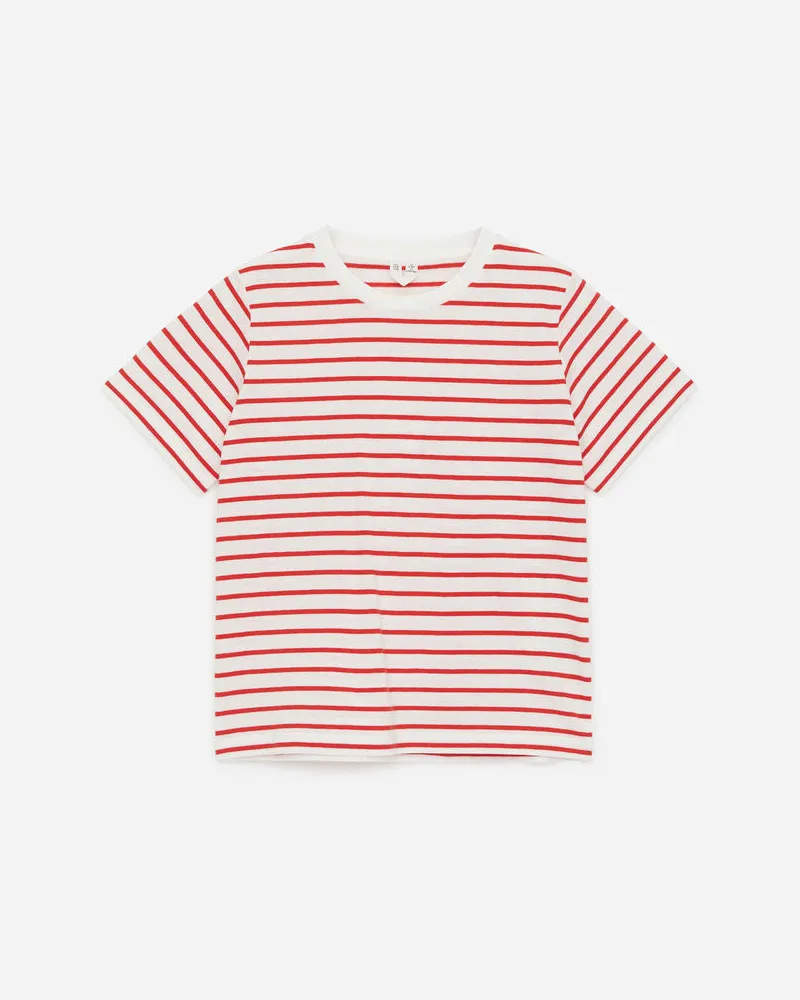 Arket T-Shirt - Rot|Weiß|Mehrfarbig Rot