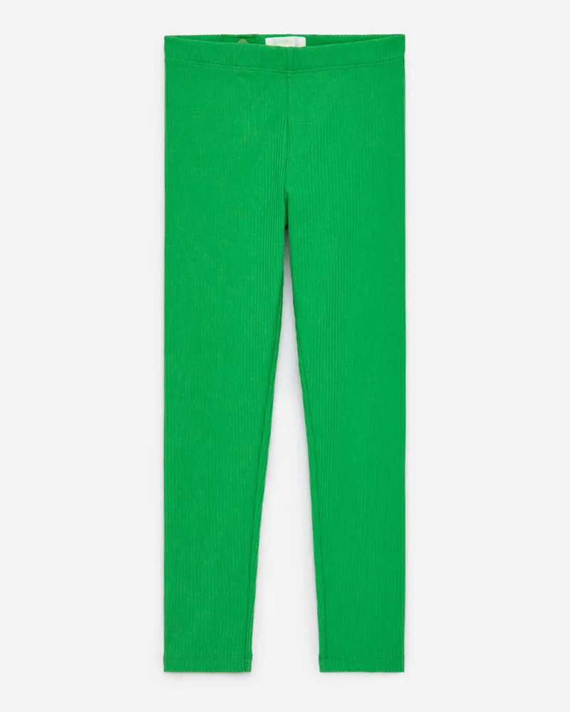 Arket Gerippte Jersey-Leggings - Grün Grün