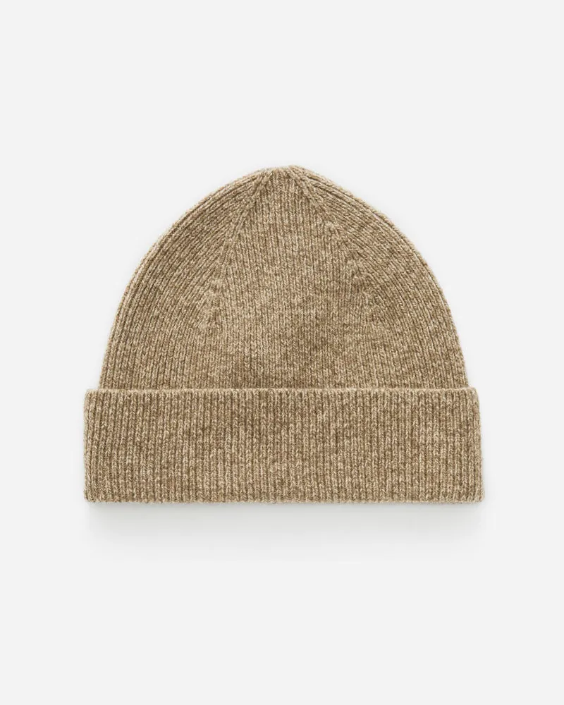 Arket Beanie Aus Wollmischung - Beige Beige