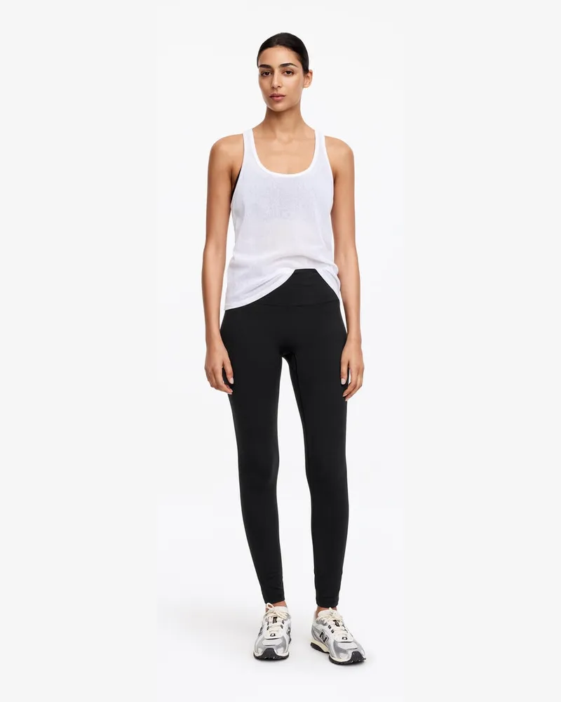 Arket Weiche Active Leggings -Schwarz Schwarz