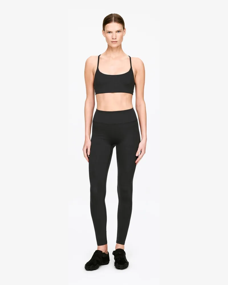 Arket Weiche Stretch-Leggings -Schwarz Schwarz
