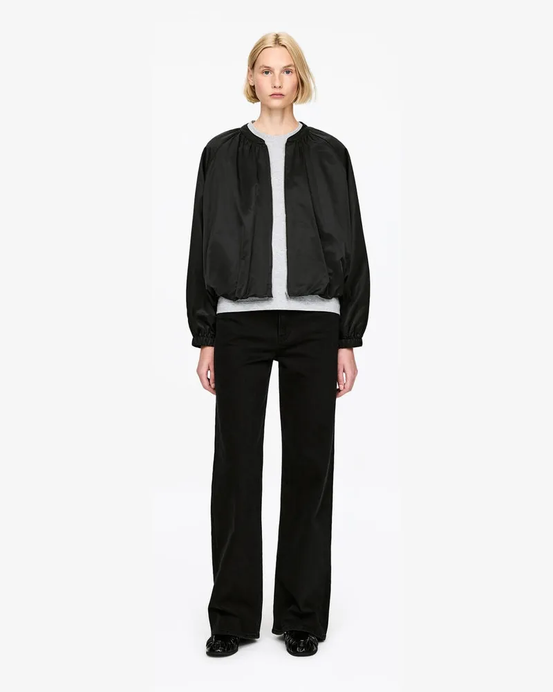 Arket Leichte Ballonjacke -Schwarz Schwarz