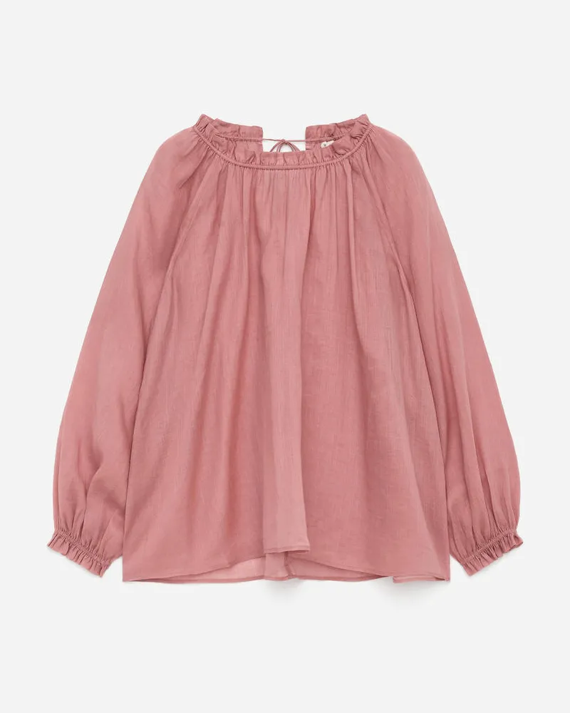 Arket Lockere Bluse -Rosa Rosa