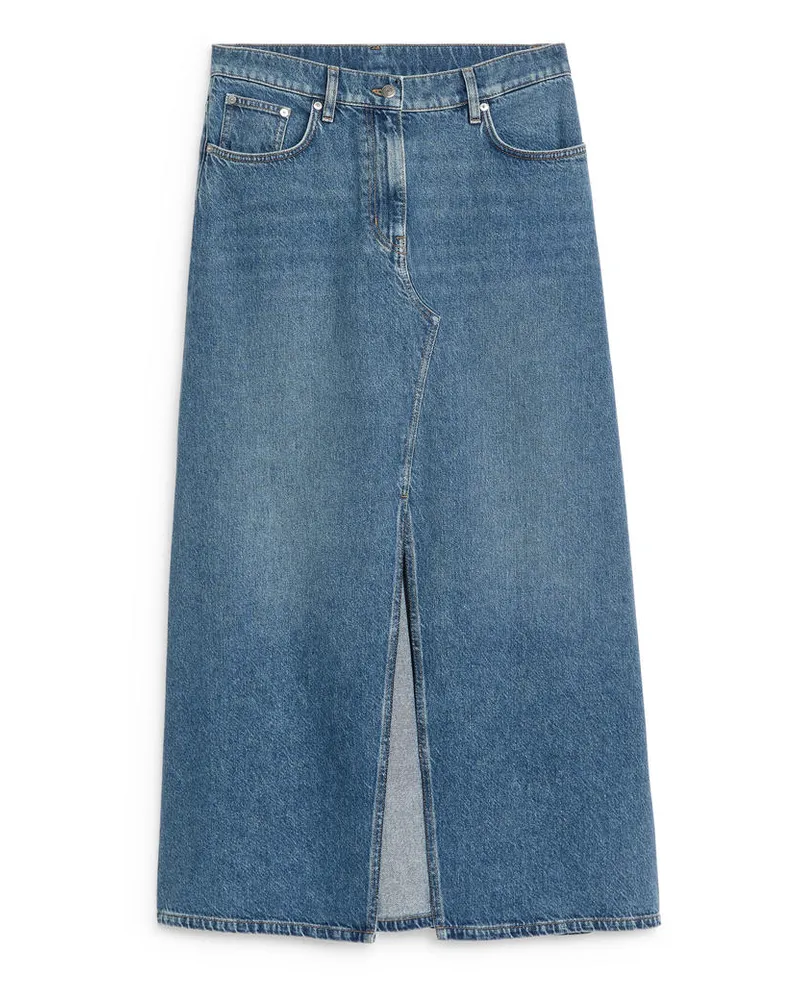 Arket Maxi-Jeansrock - Blau Blau