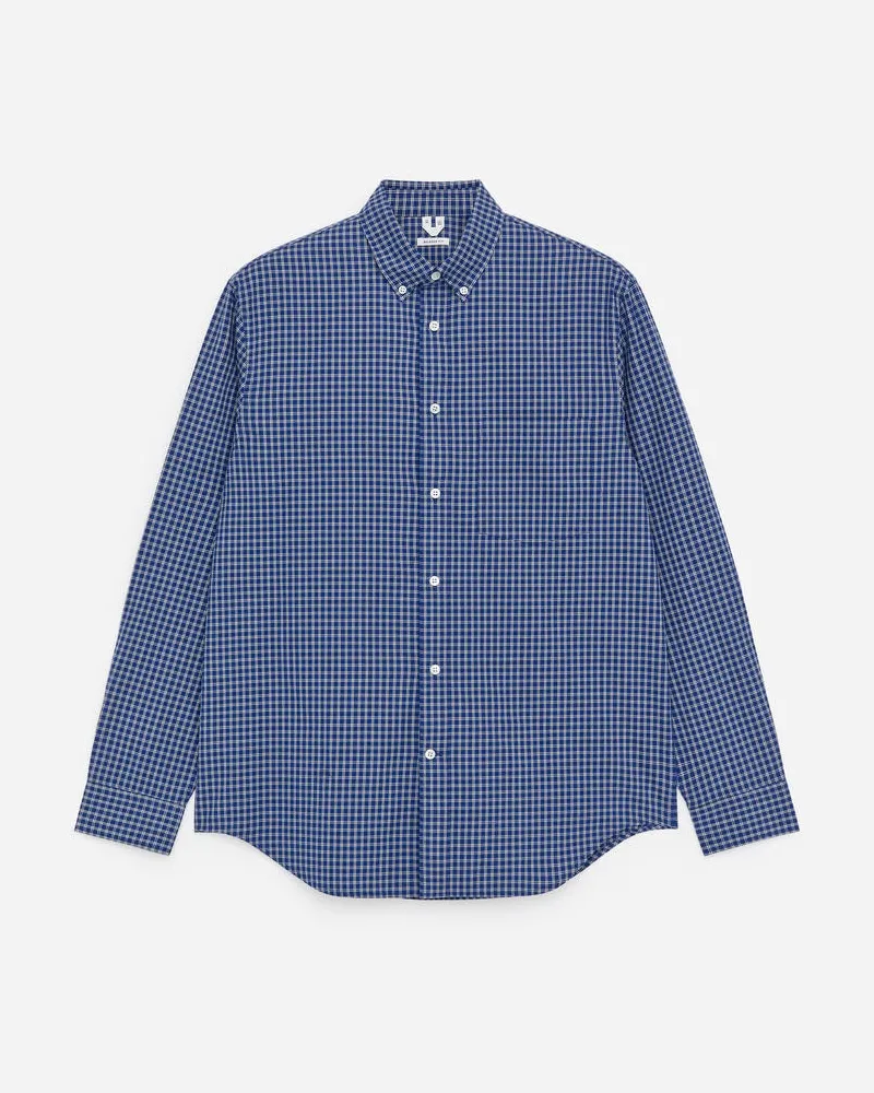 Arket Lockeres Pinpoint-Hemd -Blau Blau