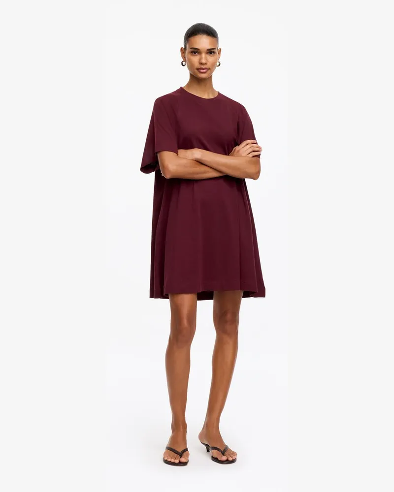 Arket Jerseykleid Aus Baumwolle -Rot Rot