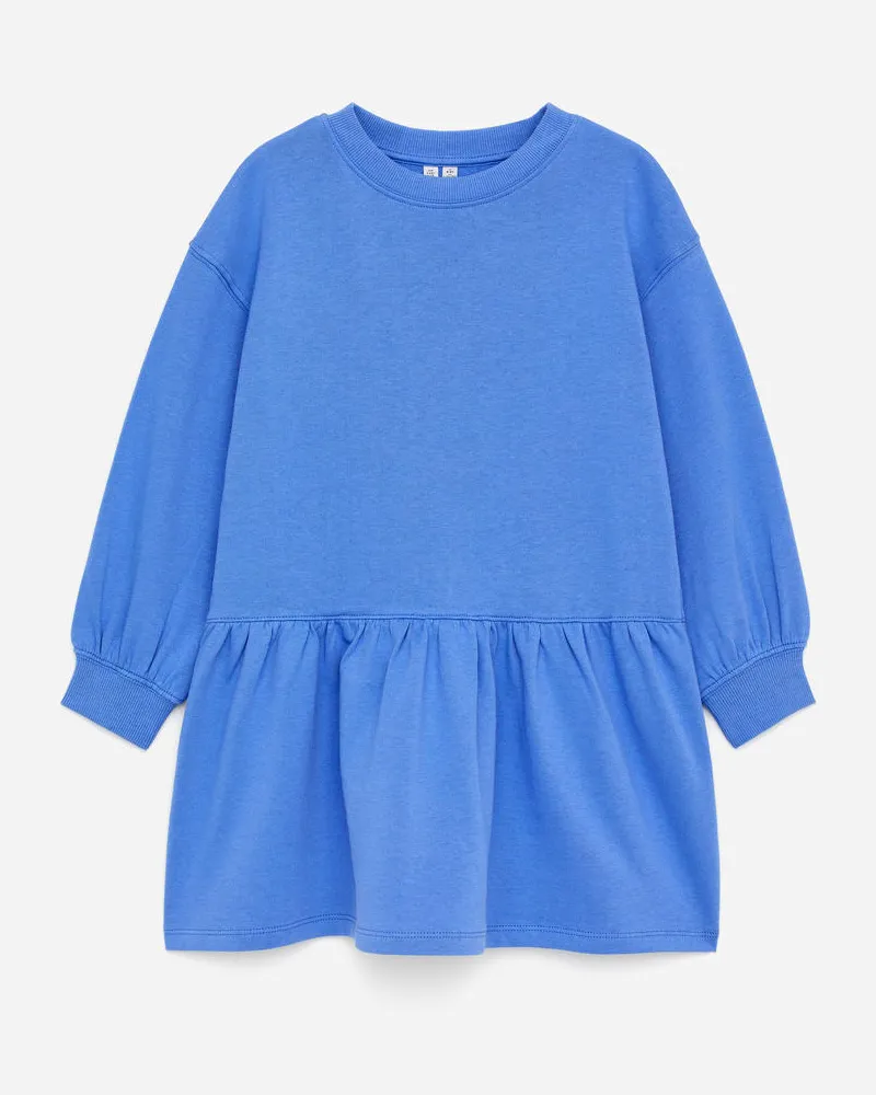 Arket Oversized Sweatshirtkleid -Blau Blau