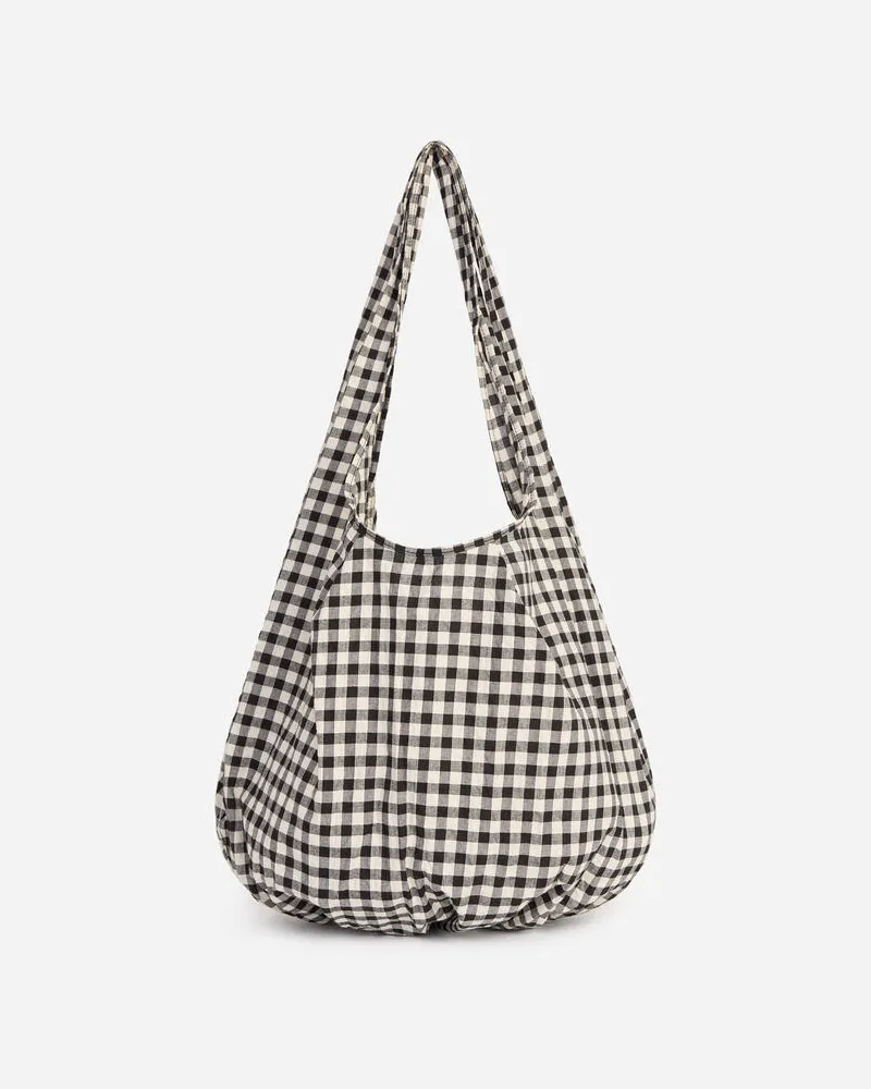 Arket Bedruckte Tragetasche -Schwarz Schwarz