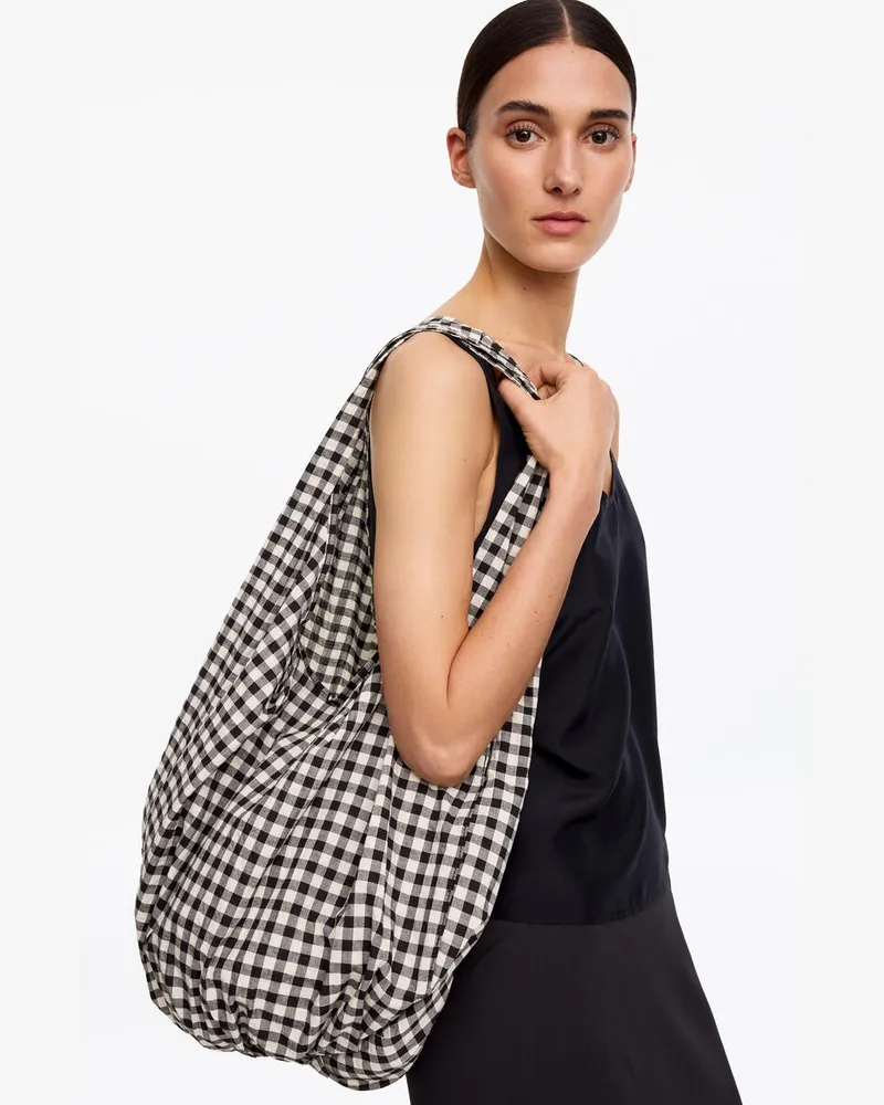 Arket Bedruckte Tragetasche -Schwarz Schwarz