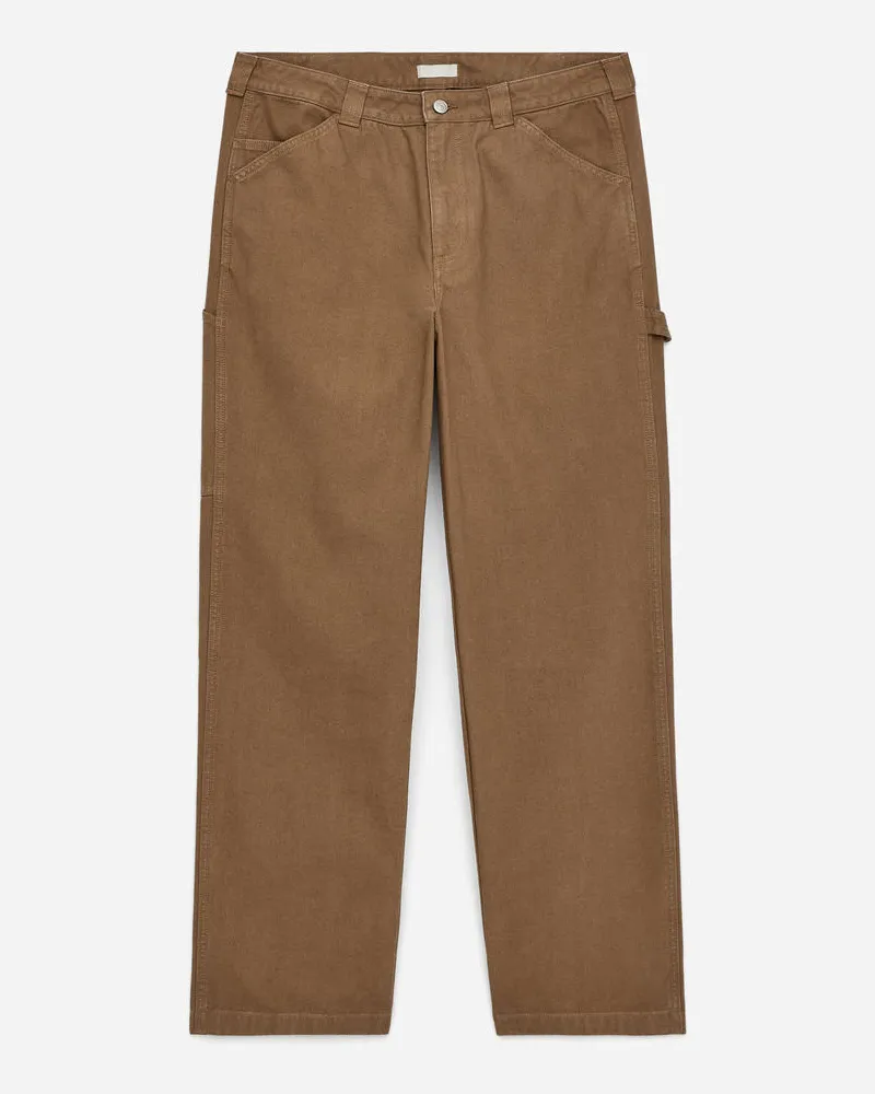 Arket Weite Workwear-Hose -Beige Beige