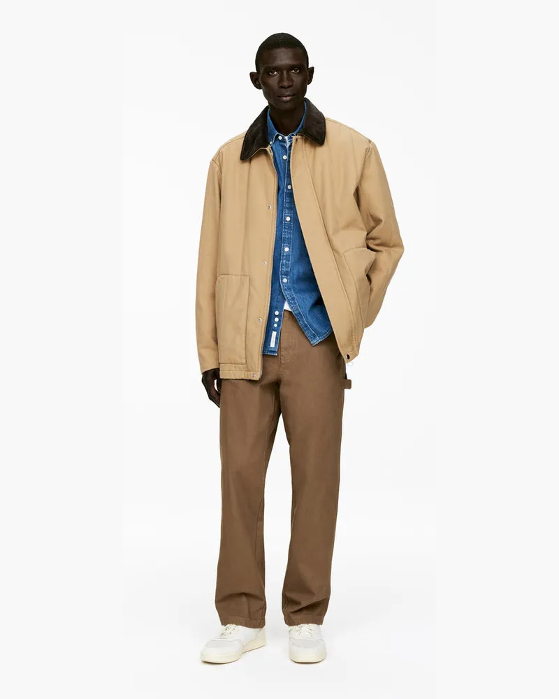 Arket Weite Workwear-Hose -Beige Beige