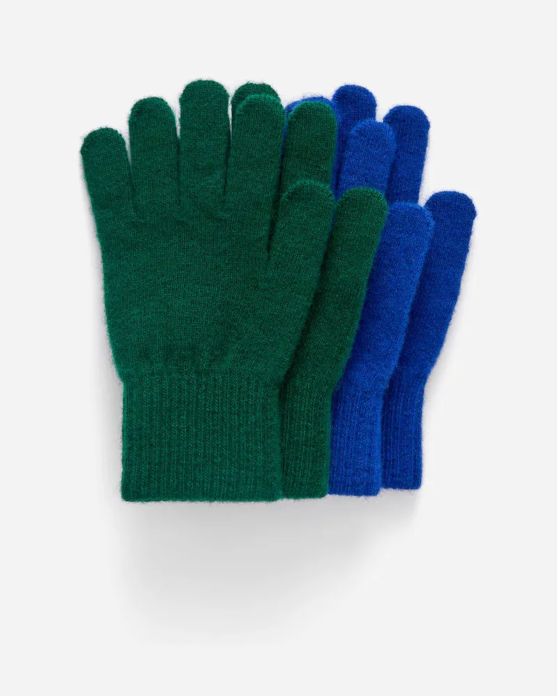 Arket Wollhandschuhe 2er-Pack -Blau Blau