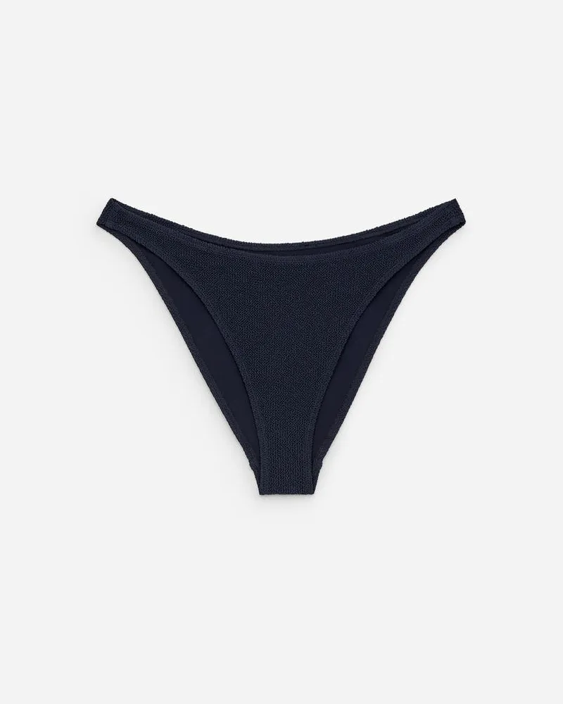 Arket Bikinihose Mit Halbhohem Bund - Blau Dunkelblau