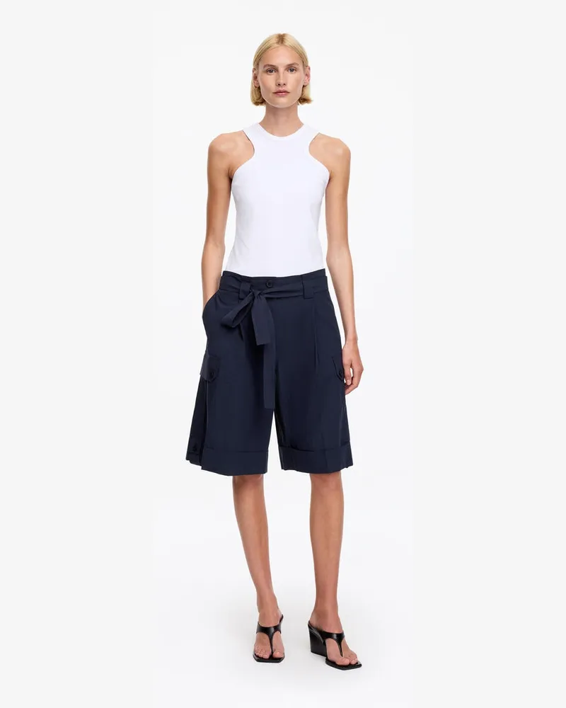 Arket Utility-Shorts Aus Pima-Baumwolle -Blau Blau